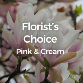 Florist Choice Pink and Cream